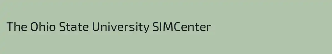 The Ohio State University SIMCenter